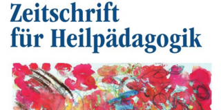 Cover der aktuellen Ausgabe der Zeitschrift für Heilpädaogik mit abstraktem pink-rötlichem Geäst und Laub